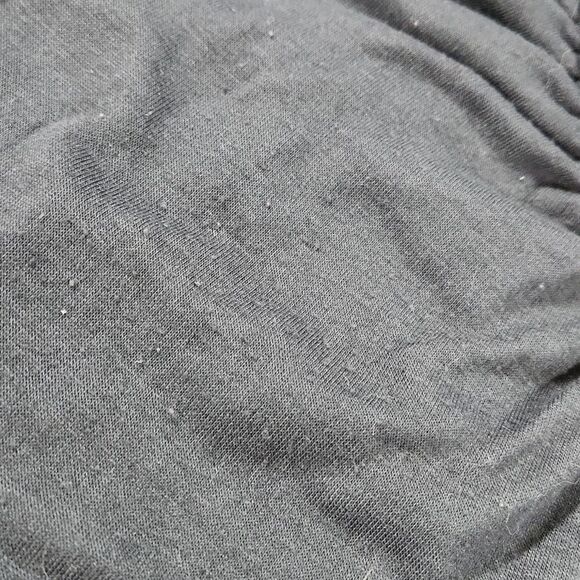 🔹️L8teR Gray Sheer Butterfly Backed Dress Small - Picture 14 of 14